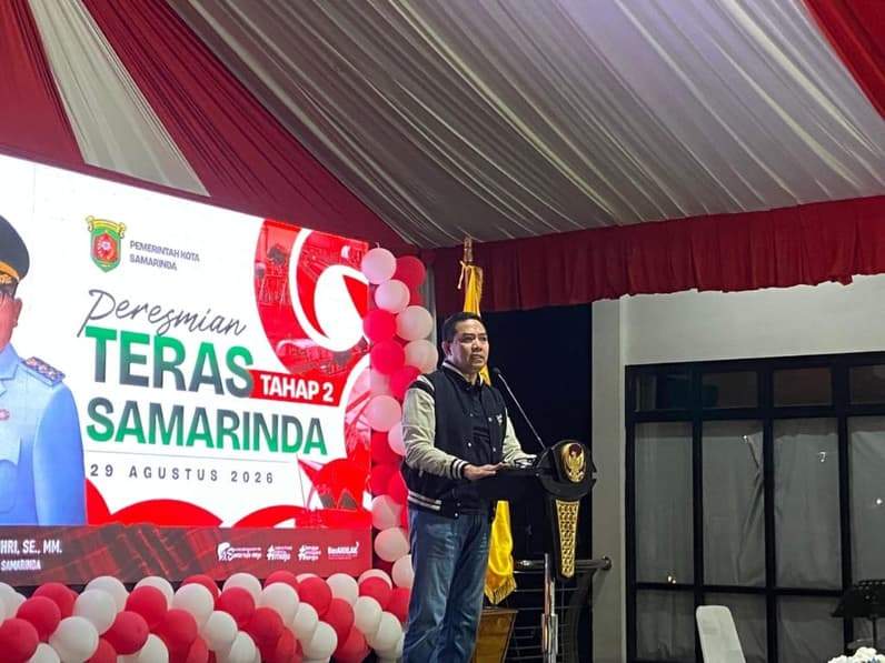Peresmian Teras Samarinda tahap II oleh Wali Kota Samarinda, Andi Harun. (Foto: Tri/Pusaranmedia.com)