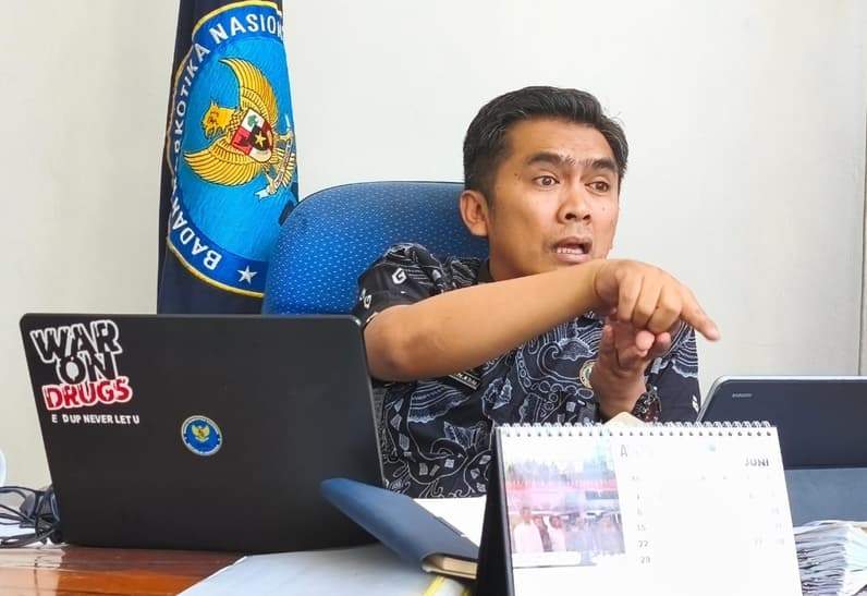 Ketua BNN Kota Bontang, Lulyana Ramadhan. (Foto: Lutfi Aziz/Pusaranmedia.com)