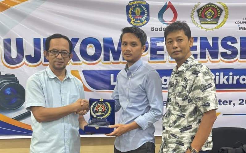 Penutupan UKW PWI Bontang Tahun 2026. (Foto: Lutfi Aziz/Pusaranmedia.com)