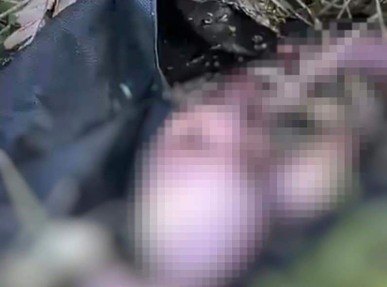 Penemuan mayat bayi di Kecamatan Sebatik. (Foto: WA Grup)