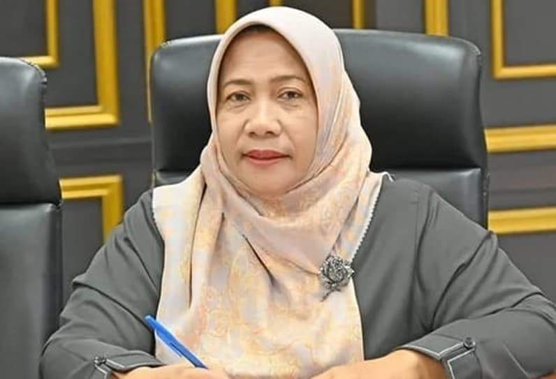 Ketua Fraksi Golkar DPRD Kalimantan Utara, Hj. Aluh Berlian. (Foto: Istimewa)