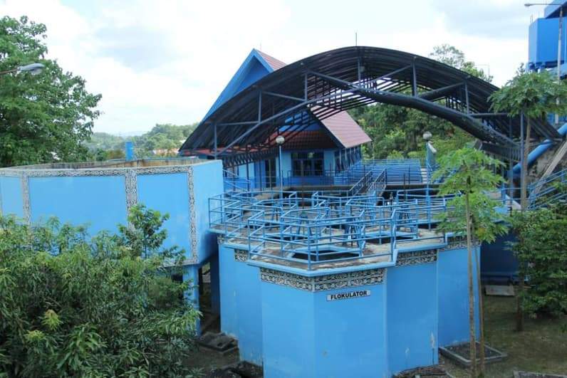 IPA Gunung Lipan yang dijadwalkan akan dikuras pada Selasa (28/7/2026). (Foto: Dok.Perumda Tirta Kencana)