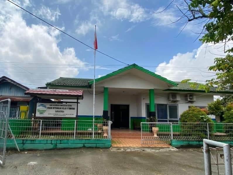 Kantor BMKG Kota Samarinda, Jalan Pipit, Kelurahan Bandara, Sungai Pinang, Kota Samarinda. (Foto: Tri/Pusaranmedia.com)