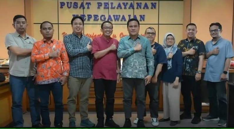 Momen foto bersama di Kantor BKPSDam Tarakan. (Foto: Istimewa)