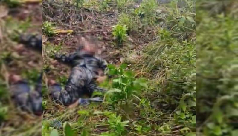 Tangkapan layar terlihat seseorang tergeletak di jurang kecil akibat kecelakaan. (Foto: Istimewa)