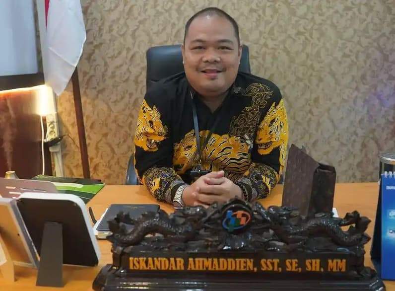 Kepala BPS Nunukan, Iskandar Ahmaddien. (Foto: Diansyah/Pusaranmedia.com)