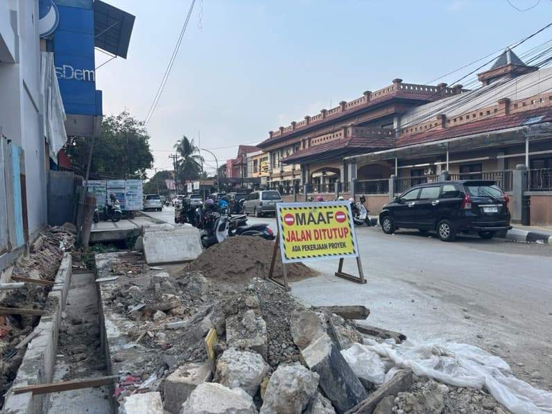 Kondisi Jalan Muso Bin Salim Tenggarong (Foto: Aswin/pusaranmedia.com