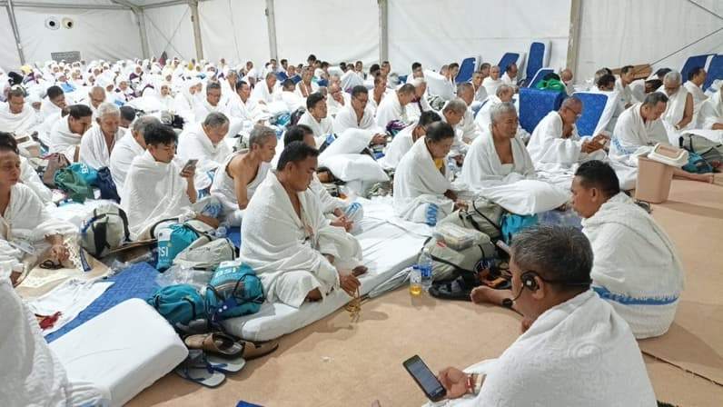 Doa dan tahlilan jemaah Kaltara untuk Almarhumah Irama Madduta. (Foto: H Sayid Abdullah)