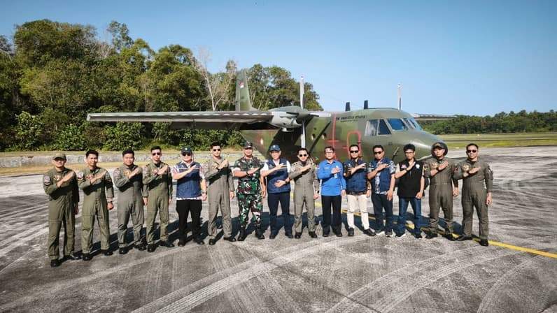 Persiapan OMC di Base Ops Lanud Dhomber Balikpapan, Jumat (21/8/2026). (Foto: Humas Otorita IKN)