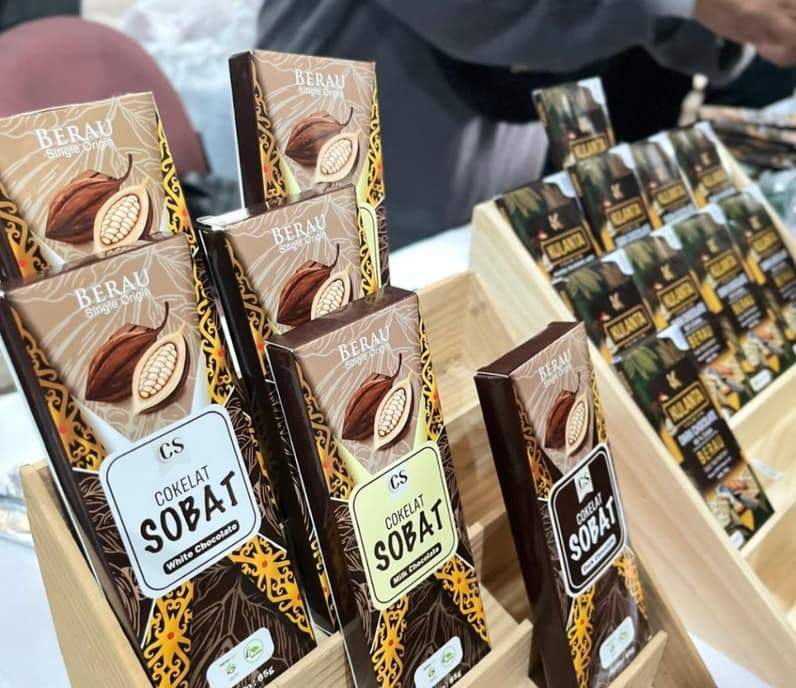 Cokelat Berau hasil olahan kakao lokal. (Foto: Nur Hidayah/ pusaranmedia.com)