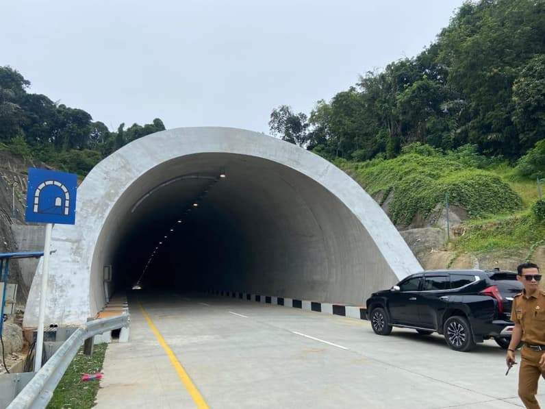 Terowongan Samarinda dalam proses izin operasional dan kelaikan dari KKJTJ di bawah naungan Kementerian PUPR. (Foto: Tri/Pusaranmedia.com)