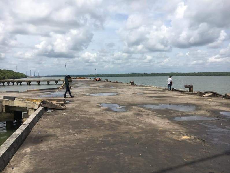 Pelabuhan Benuo Taka milik Pemkab PPU di Kelurahan Buluminung, Kecamatan Penajam. (Foto: Adi Kade/Pusaranmedia.com).