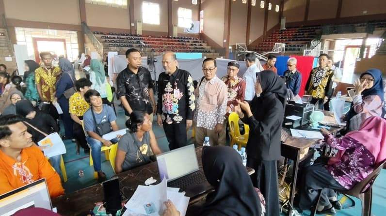Proses pendataan masyarakat Nunukan penyandang disabilitas (Foto: Diansyah/pusaranmedia.com)