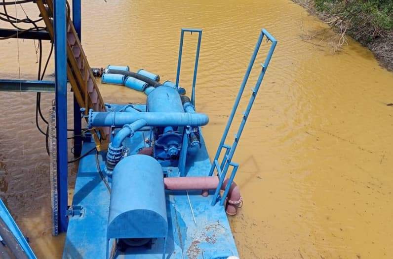 Peningkatan volume air di sejumlah embung di Pulau Nunukan usai hujan deras yang mengguyur Senin dinihari. (Foto: Perumda Air Minum Tirta Taka)