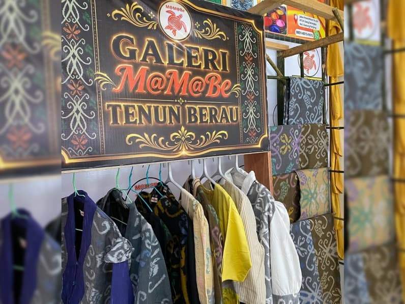 Galeri tenun M@M@Be. (Foto: Nur Hidayah/Pusaranmedia.com)
