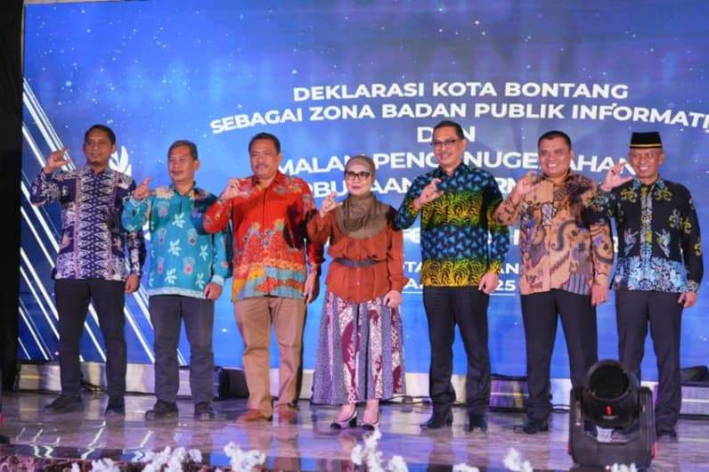 Deklarasi Kota Bontang Sebagai Zona Badan Publik Informatif. (Foto: Lutfi Aziz/Pusaranmedia.com)