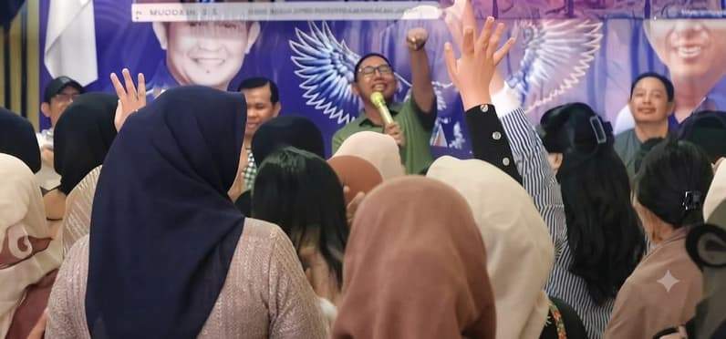 Suasana kegiatan Sosperda yang dilaksanakan Wakil Ketua II DPRD Kaltara, Muddain. (Foto: Istimewa)