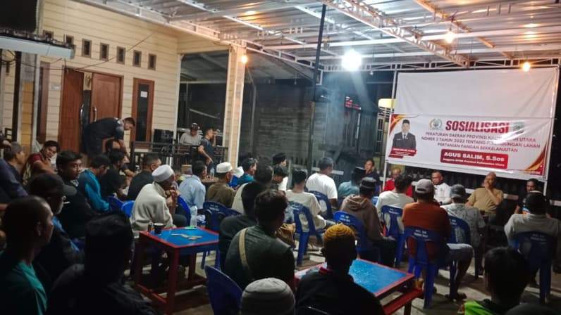 Suasana Kegiatan Sosperda yang dilaksanakan Anggota DPRD Kaltara dari dapil III Malinau, Agus Salim. (Foto: Istimewa)