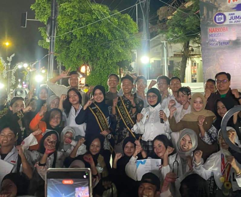 Kampanye Ananda Beraksi dalam Rangka Hari Anti Narkotika Internasional (HANI) (Dok:Lutfi Aziz/Pusaranmedia.com)