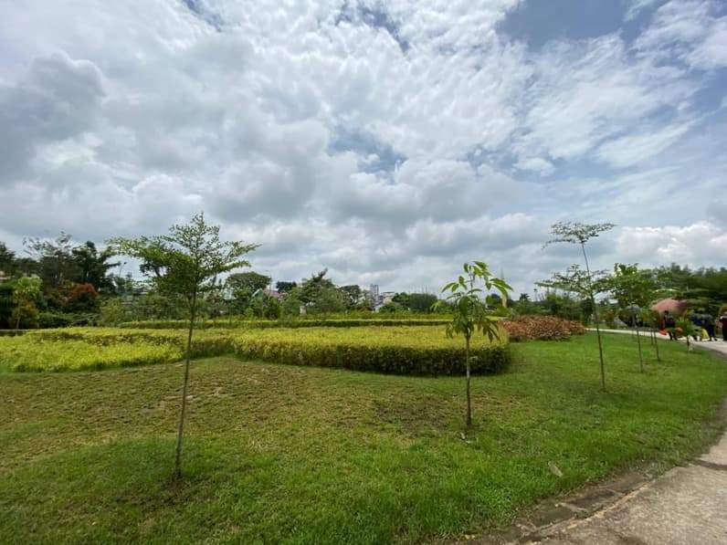 Ruang terbuka hijau yang ada di Samarinda. (Foto: Tri/Pusaranmedia.com)