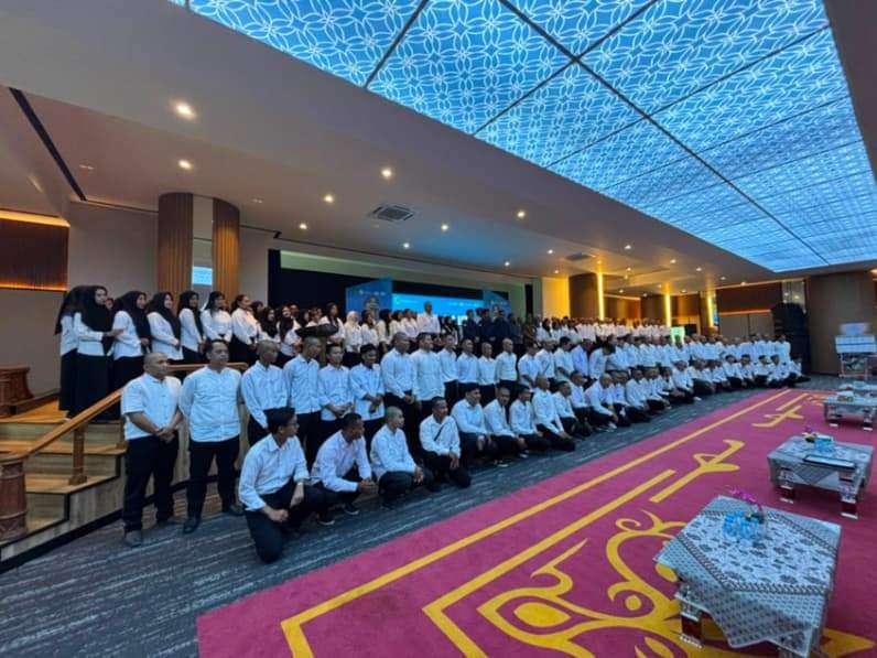 Peserta pelatihan disnaker Kukar (Foto: Aswin/pusaranmedia.com)