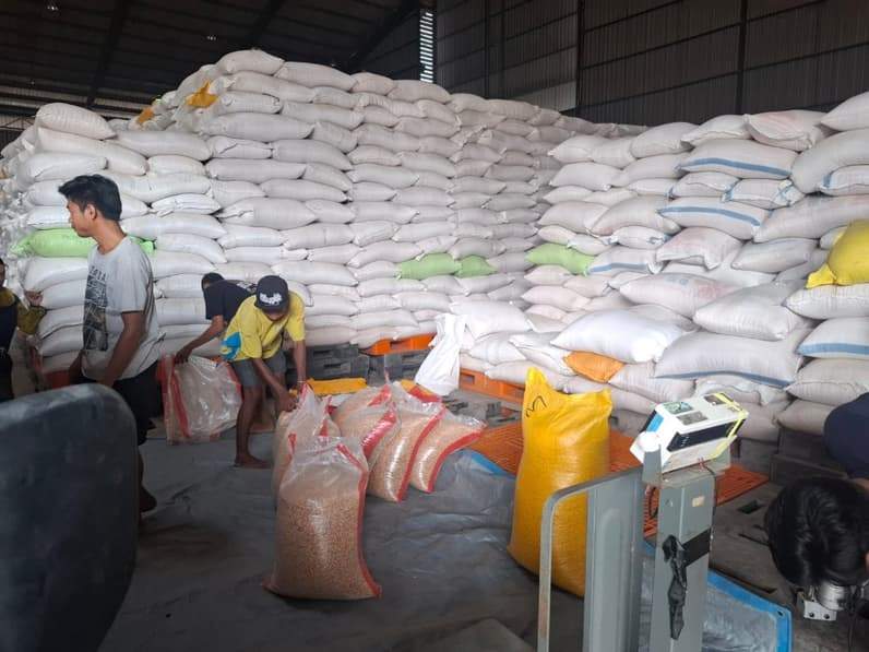 Gedung penyimpanan Jagung di Kecamatan Bengalon. (Foto: Dok.Polres Kutim)