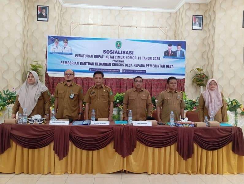 Suasana saat sosialisasi Bankiudes Kutim. (Foto: dok DPMDes Kutim)
