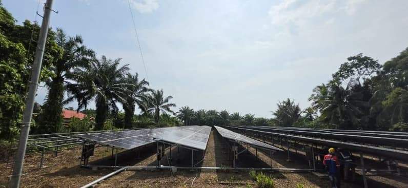 PLTS berkapasitas 150 kWp siap beroperasi di Pulau Sebatik, Kabupaten Nunukan. (Foto: PLN UID Kaltimra)