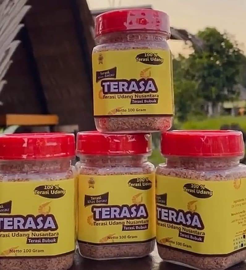 Produk terasi udang khas Berau. (Foto: Terasa Indonesia)
