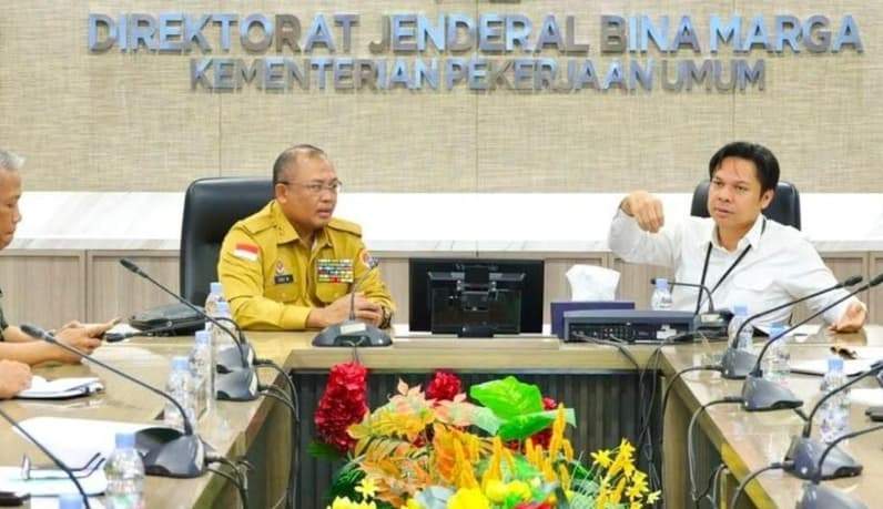 Pertemuan BNPP RI dengan Dirjen Bina Marga KemenPU di Jakarta. (Foto: BNPP RI)