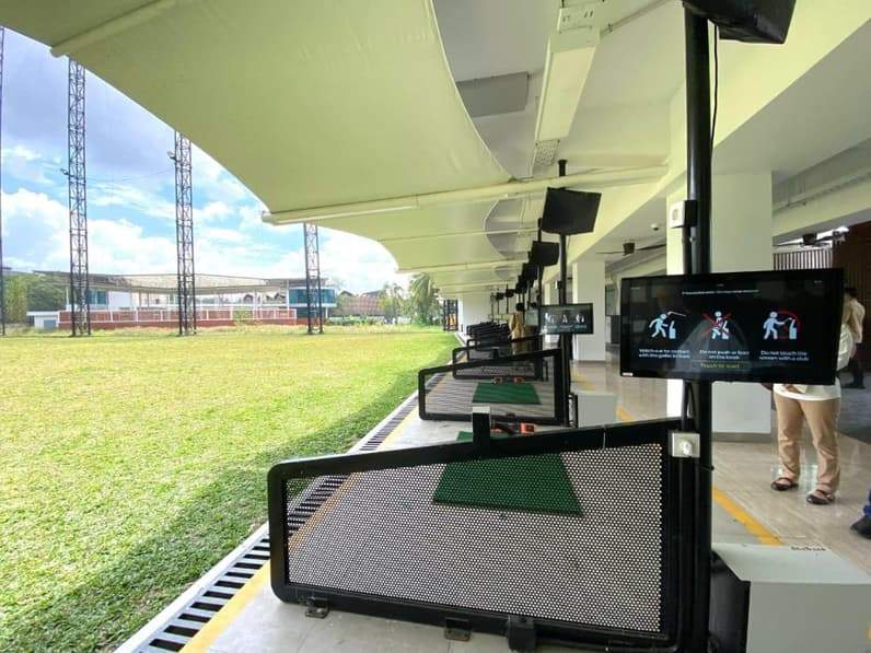 Driving range di kawasan GOR Segiri Kota Samarinda. (Foto: Tri/Pusaranmedia.com)