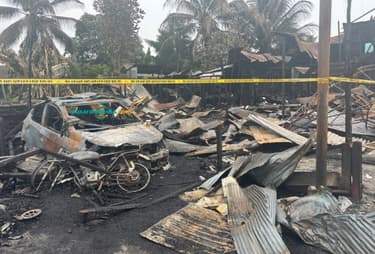 Posko Kebakaran Loa Ipuh Dibuka, Bantuan Mulai Berdatangan