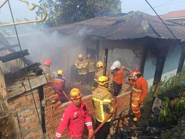 Lansia Tewas Terjebak Kebakaran Rumah di Karang Rejo Balikpapan
