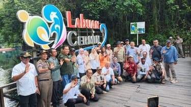 Uniknya Labuan Cermin, Danau Dua Rasa Asin dan Tawar yang Menguatkan Geopark Sangkulirang Mangkalihat Menuju Geosite Nasional